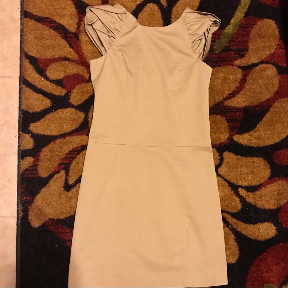 Paul and joe SISTER KHAKI SHEATH DRES SIZE 36/ XS